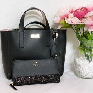 kate spade mini nelle black